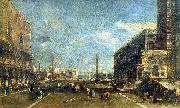 Francesco Guardi The Little Square of St. Marc oil painting artist